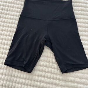 Black Women's High-Waisted Shorts